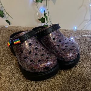 platform crocs